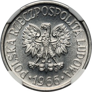PRL, 20 groszy 1966, Varsovie