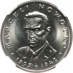 PRL, 20 złotych 1974, Marceli Nowotko, ODMIANA