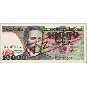 PRL, 10000 zł 1.12.1988, WZÓR, No. 0782, seria W