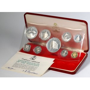 Bahamas, proof set 1975
