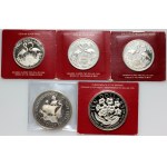 Bahamas, set of coins from 1973-1977, (5 pieces)