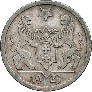 Wolne Miasto Gdańsk, 2 guldeny 1923, Utrecht, Koga