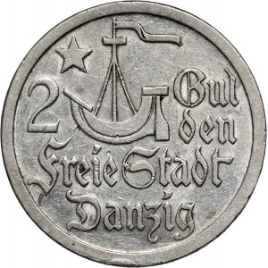 Wolne Miasto Gdańsk, 2 guldeny 1923, Utrecht, Koga
