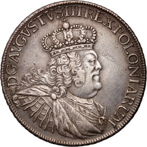 August III, 1755 EDC thaler, Leipzig
