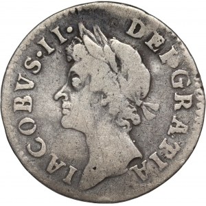 Great Britain, England, James II, 4 Pence 1687