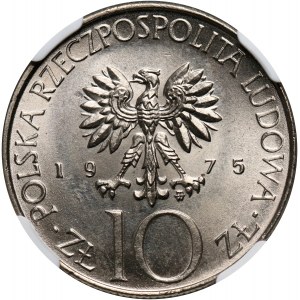 PRL, 10 złotych 1975, Adam Mickiewicz