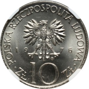PRL, 10 złotych 1976, Adam Mickiewicz