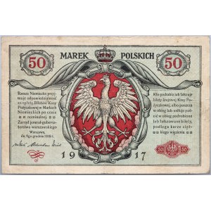 General Government, 50 Polish marks 9.12.1916, general, series A