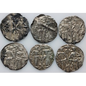 Bulgaria, Ivan Alexander 1331-1371 and Michael Asen IV 1322-1355, set of Gros, (6 pieces)