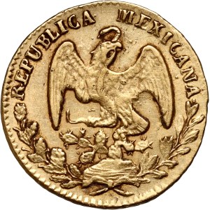 Messico, 1/2 escudo 1836/4 Do RM, Durango