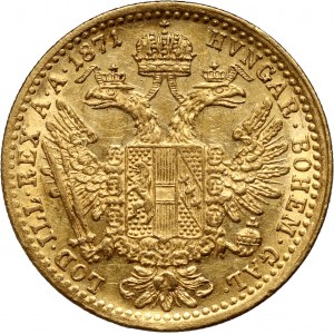 Austria, Franz Joseph I, Ducat 1871 A, Vienna