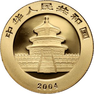 Čína, 100 juanů 2004, Panda 1/4 Oz