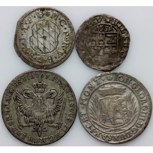 Germany, set of coins from the 17th-18th centuries, (4 pieces)