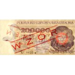 PRL, 200000 złotych 1.12.1989, WZÓR, No. 0625, seria A