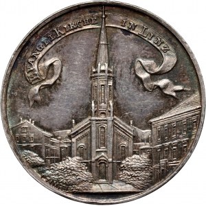 Austria, Medal from 1894, 50th anniversary of the Protestant Church in Linz