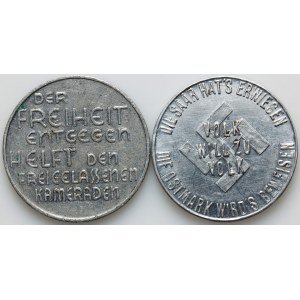 Germany, Third Reich, set of Tokens, (2 pieces)