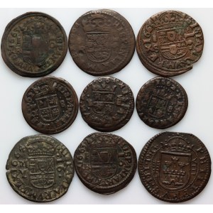 Espagne, jeu de pièces, (9 pièces)