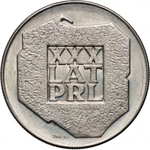 PRL, 200 złotych 1974, XXX lat PRL, ODWROTKA