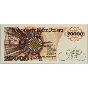 PRL, 20000 złotych 1.02.1989, seria AN