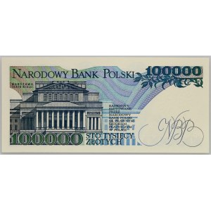 PRL, 100000 złotych 1.03.1990, seria BA