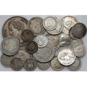 Venezuela, silver coin set, (24 pieces)