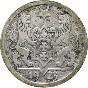 Wolne Miasto Gdańsk, 2 guldeny 1923, Utrecht, Koga