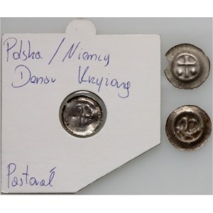 Polen, Mittelalter, Münzsatz (3 Stück)