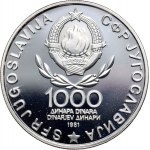 Yugoslavia, set of silver coins from 1981-1985, (2 pieces)