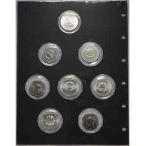 Germany, GDR, set of coins from 1974-1976, (8 pieces)