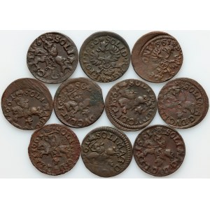 Jean II Casimir, ensemble de tessons (boratins), (10 pièces)