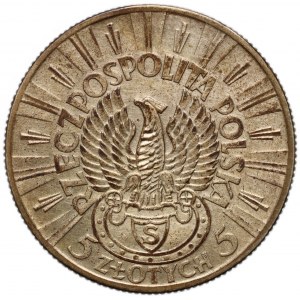 II RP, 5 złotych 1934, Warszawa, Józef Piłsudski, Orzeł Strzelecki