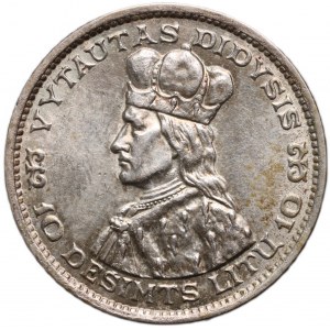Lithuania, 10 Litu 1936, Vytautas