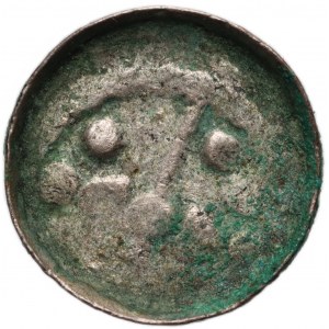 Poland, 11th century, cross denarius, pastoral