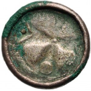 Poland, 11th century, cross denarius, pastoral
