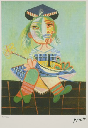 Pablo PICASSO (1881-1973), Maya with a boat