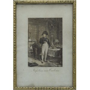Artist unspecified, Napoleon Bonaparte, in his study at the Tuileries