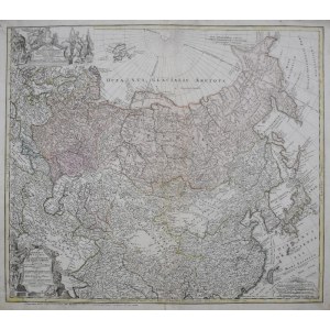 HOMANN heirs, Map of Russia 1730