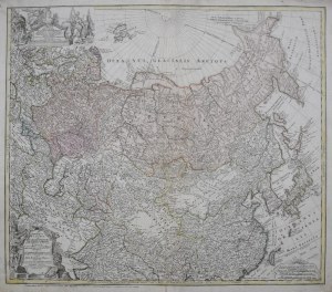 HOMANN heirs, Map of Russia 1730