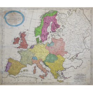 Thomas BROWN, Map of Europe 1791
