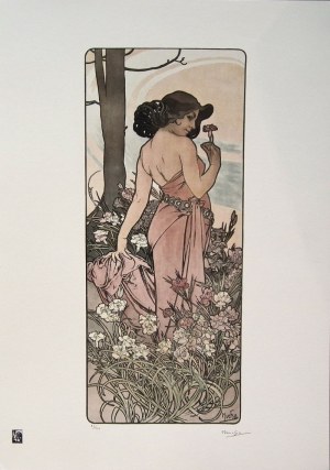 Alfons Maria MUCHA (1860-1939), Carnatio - Goździk, 1897