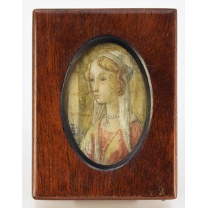 Zofia ZIELIÑSKA-PORAYSKA (1924-2016), Lady of the Court - miniature, 1976