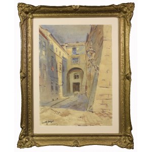 Adam BATYCKI (1886-1970), Old Town alley, 1929