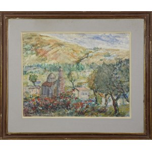 Wlodzimierz SAWULAK (1906-1980), Landscape with minaret