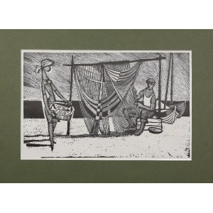 Zdzislaw KRÓL (1921-2002), Return from fishing