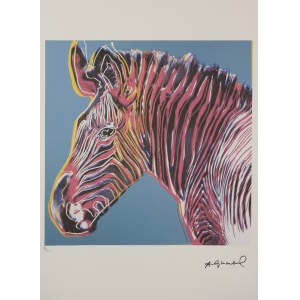 Andy WARHOL (1928-1987), Zebra z cyklu Zagrożone gatunki