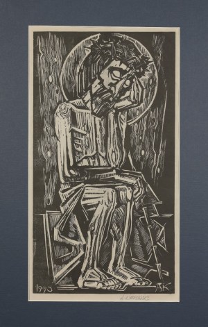 Andrzej KURKOWSKI (1927-1994), Chrystus Frasobliwy, 1990