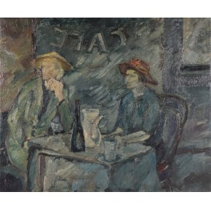 Painter unspecified, second half of 20th century, Café, 1969