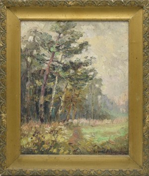 Painter unspecified (20th century), On the edge of the forest