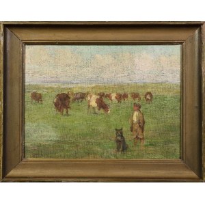 Painter unspecified (20th century), At the pasture