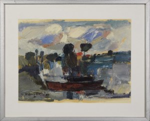 Jan DUTKIEWICZ (1911-1983), Landscape, 1971